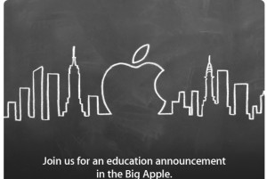 Apple annuncia un nuovo evento a New York il 19 Gennaio con tema l’istruzione